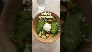 Miniature : Ma salade burrata proteinée 🤤🌱#healthyfood #proteine