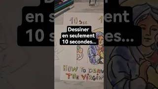 Miniature : Dessiner, en seulement 10 secondes,... #dessin #challenge #art