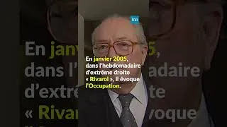Miniature : Jean-Marie Le Pen et ses (très) nombreuses condamnations  #INA #shorts
