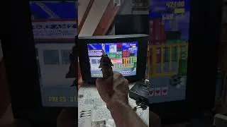 Miniature : Virtua Cop (Saturn) Lightgun + Sony Trinitron !!!