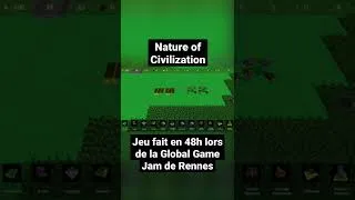 Miniature : #GGJ22 Rennes : Nature of Civilization #shorts
