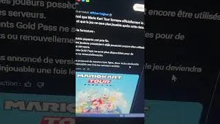 Miniature : C'est officiel : Mario Kart Tour va fermer... #gaming #short #fyp