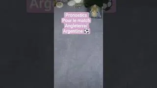 Miniature : ANGLETERRE/ ARGENTINE ⚽#predictions#pronostics