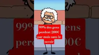 Miniature : 99% dEs Gens pERDENT 200€ par Mois SanS le savoiR #shorts #viralshorts