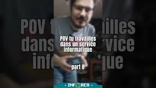 Miniature : Une histoire de bloutouffe... T'as fait un ticket? #Fail #informatique #Tech #shorts #FYP
