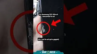Miniature : Ecran Samsung S22 Ultra pulvérisé ? Challenge accepté ! #Tech #Repair #FixIt #Shorts #fyp