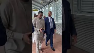 Miniature : Arrivée du Président de la #CAF, Dr Motsepe à l’aéroport international de Nsimalen