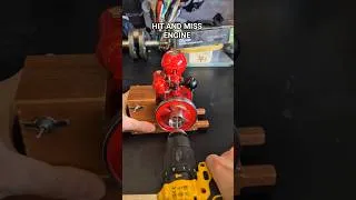 Miniature : Hit and miss mini engine #enginediy #miniengine #engine #gasoline #hitandmiss #4stroke