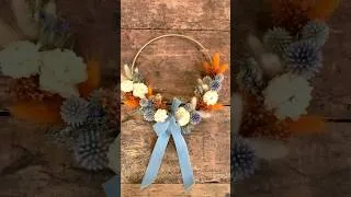 Miniature : TUTO : couronne de fleurs séchées ?