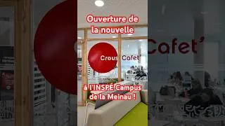 Miniature : Ouverture de la Cafet du CROUS - INSPÉ Campus de la Meinau