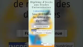 Miniature : Cérémonie de remise des diplômes du DAEU | Promotion 2024-2025