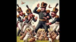 Miniature : Napoléon Bonaparte, pris d’assaut par des...lapins !🐇🐇🐇