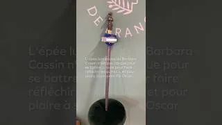 Miniature : ⚔️L’épée de Barbara Cassin, de l’Académie française