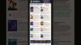Miniature : Newsletter bourse investissement du week-end #bourse #bitcoin