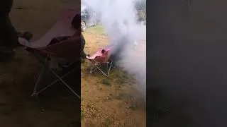 Miniature : fumigène à 9h du matin ça réveille | airsoft