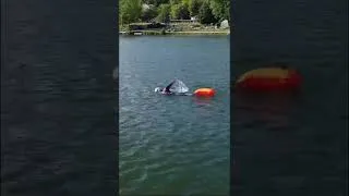 Miniature : Road to IRONMAN 70.3 Luxembourg 2022. Entraînement de nage en eau libre.