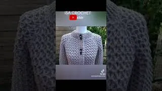 Miniature : Veste Suzy au crochet explications toutes tailles