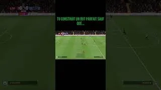 Miniature : TU CONSRUIT UN BUT PARFAIT SAUF QUE... #fc25#fc24#fifa#foryou#foot#gaming#shorts#foryou#easports