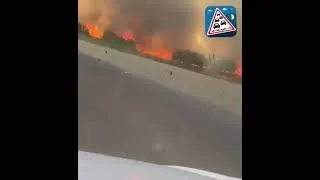 Miniature : important incendie à Bouira près autoroute Est ouest