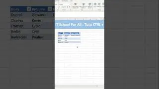 Miniature : #1  Le Raccourci Excel CTRL + E  #excel #astuce #exceltips