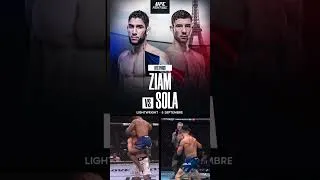 Miniature : Notre combat de l'année 🥊 #faresziam #axelsola #ufc #mma