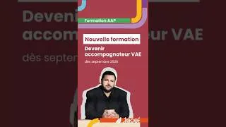 Miniature : Je veux devenir accompagnateur VAE !