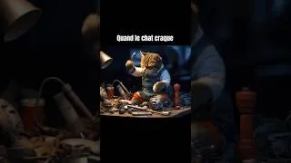 Miniature : Quand le chat craque #humour