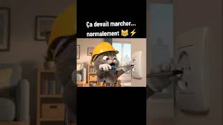 Miniature : Ça devait marcher… normalement 😹⚡ #humour