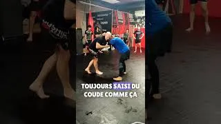 Miniature : prise de dos + takedown . départ en double saisie de nuque .