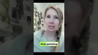 Miniature : How to painting BIG watercolours!! #painting #aquarelle #art #contemporaryart #watercolour