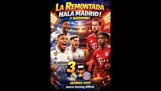 Miniature : ⚽LDC LIVE 🔴LA REMONTADA MIRACULEUSE DU REAL MADRID⚪🟡FACE AU BAYERN ! LE MONDE EST SOUS LE CHOC ?!🌍😱🏆