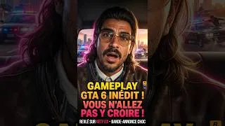 Miniature : Cette scène de GTA 6 va te retourner le cerveau !  #GTA6 #Gaming #Fusillade #CoursePoursuite