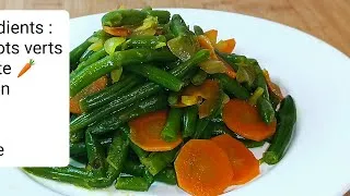 Miniature : haricots verts et carottes 🥕