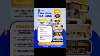 Miniature : 🚨 Formation Architecture & IA (07–09 Avril)🚨 #architecture #geminiai#lumion#d5render#chatgpt