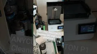 Miniature : @ANYCUBIC3D Photon P1 Cleaning VAT and build plateform #AnycubicPhotonP1 #3dprinting