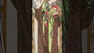 Miniature : Le résumé des feignasses et des alzheimers - Mucha 20 #histoiredelart #mucha #artnouveau