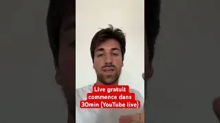 Miniature : Live YouTube commence dans 30min #referencementlocal #googlemybusiness #googleads