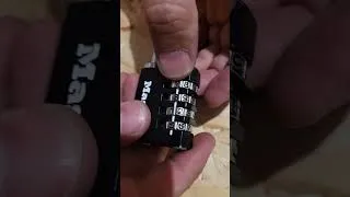 Miniature : 🔑 Comment retrouver le code perdu d'un cadenas Master Lock -  Version 01 Méthode Tactile. Partie 02.