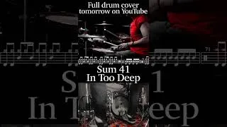 Miniature : Sum 41 - In Too Deep #sum41 #drumcover #drumscore