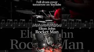 Miniature : Elton John - Rocket Man #eltonjohn #rocketman #drumcover #drumscore #drumtranscription