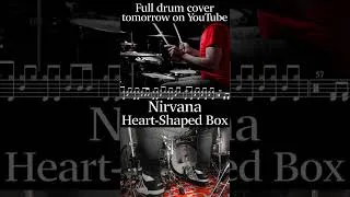Miniature : Nirvana - Heart-Shaped Box #nirvana #drumcover #drumscore #drumteacher