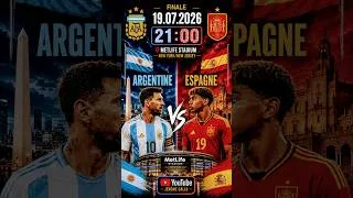 Miniature : 🇦🇷 Argentine vs Espagne 🇪🇸 Finale