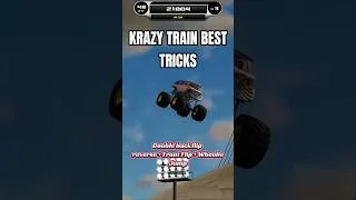 Miniature : KRAZY TRAIN & TRICKS 💀🚂 • #MTD #DoubleBackflip #monstertruck #Shorts