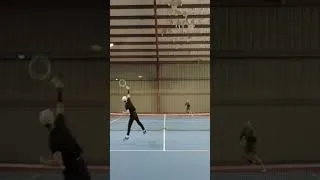 Miniature : Le Fameux Reverse Smash de 15/4 😭  #tennis #short