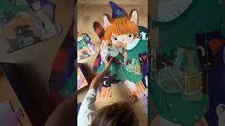 Miniature : Puzzle géant Lily la sorcière Djeco - Jeujouet