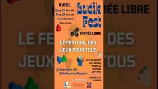 Miniature : Ludik Fest - 25 et 26 avril 2026 à Roquevaire - Jeux Conseils # 157