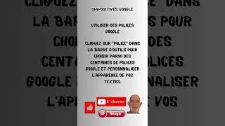 Miniature : Diapositives Google pour débutants