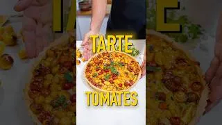 Miniature : Tomates du jardin : la tarte à la moutarde 🍅 #recette #recettevegetale #recettefacile