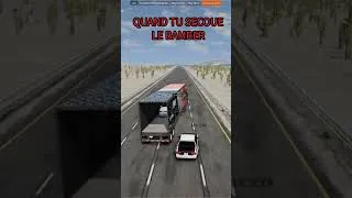 Miniature : On a découvert un truc chelou en remorque sur BeamNG 💀 “tu secoues le bumber”