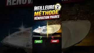 Miniature : Rénove tes PHARES de manière DURABLE !!!😱  #automobile #cardetailing #conseilsauto #astuce